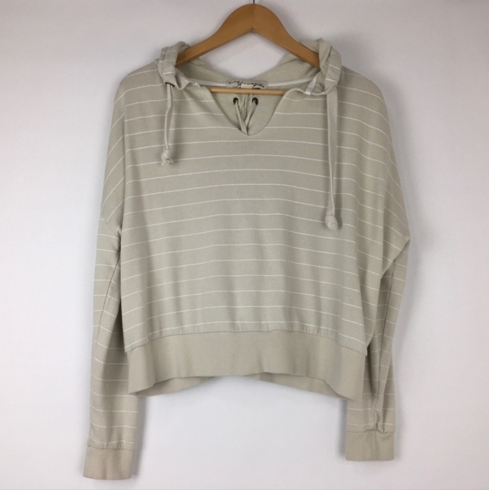 Vintage Havana Lace Up Back Hoodie